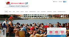 Desktop Screenshot of dragonboatsa.com